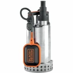 BLACK & DECKER Pompe Immergée Eaux Claires Black+Decker BXUP750XCE (750 W, Débit Max. 11000 l/h, Hauteur D'élévation 8.5 m)