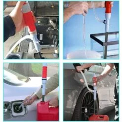 THSINDE Pompe De Transfert, Tuyau D'aspiration Du Réservoir D'essence Pompe De Bassin De Réservoir De Poissons Avec Tube D'aspiration Bleu 58cm -Promos Pompe Boutique 42689748 5