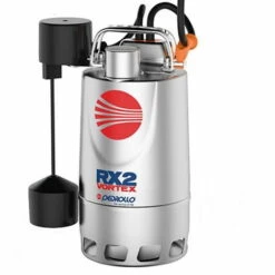 Pedrollo Pompe De Relevage RXm2/20-GM Vortex Tout INOX Flotteur Magnétique 0,37kW Regards Reduites Eaux Sales évacuation MONOPHASE