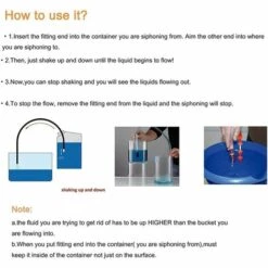 ALMI Pompe De Transfert Tuyau Siphon Pompe Pour Gaz/Essence/Carburant Eau Auto-amorçante Siphon Tuyau Pompe Shaker Siphon Transfert Shaker Siphon Automatique Pompe -Promos Pompe Boutique 43142358 4