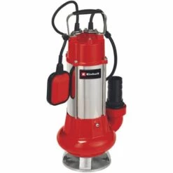 Einhell Pompe D’évacuation Pour Eaux Chargées GC-DP 1340 G (1300 W, Hauteur De Refoulement 10 M, Câble D‘alimentation 10 M, Corps En INOX, Livrée Avec Filin 6 Mètres)