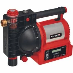 Einhell Pompe D'arrosage Automatique GE-AW 1246 N FS (1 200 W, Indicateurs De Niveau D’eau/d’encrassement/d’aspiration, Protection Contre La Marche à Vide, Pré-filtre Avec Clapet Anti-retour)