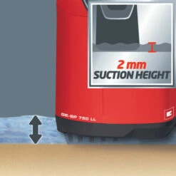 Einhell Pompe D'évacuation Eaux Claires GE-SP 750 LL (750 W, Débit Max. 15.000 L/h, Hauteur De Refoulement 10 M, Profondeur D'immersion 5 M, Pression 1 Bar, Hauteur D‘aspiration à Plat 2 Mm) -Promos Pompe Boutique 48015258 3