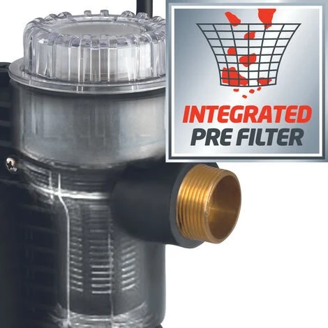 Einhell Pompe D'arrosage Automatique GC-AW 9036 (900 W, Pression 4,3 Bar, Débit 3600 L/h, Préfiltre, Clapet Anti-retour, Interrupteur De Débit Automatique Avec Indicateur LED) 6 Einhell Pompe D'arrosage Automatique GC-AW 9036 (900 W, Pression 4,3 Bar, Débit 3600 L/h, Préfiltre, Clapet Anti-retour, Interrupteur De Débit Automatique Avec Indicateur LED) – Image 4