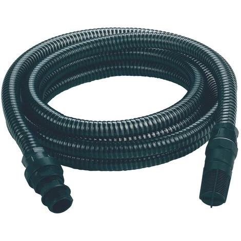 Einhell Tuyau D'aspiration Noir 7 Mètres Avec Embouts En PVC 3 Einhell Tuyau D'aspiration Noir 7 Mètres Avec Embouts En PVC