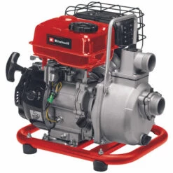 Einhell Pompe D’évacuation Thermique GC-PW 16 (1.6 KW, Moteur 4 Temps, Embout De Remplissage, Bouchon De Purge, Sécurité Manque D’huile, Avec 2 Adaptateurs Pour Tuyaux + Colliers, Et Crépine)