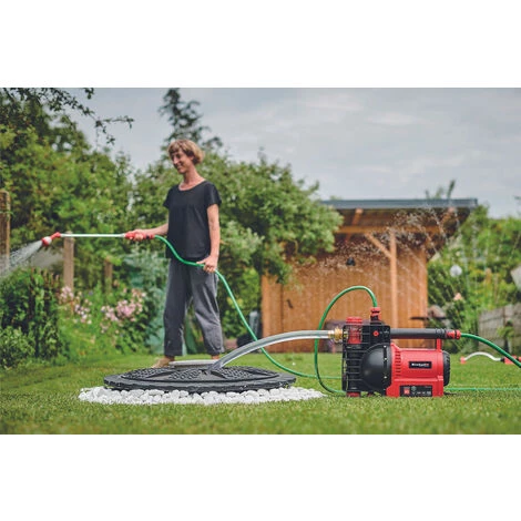 Einhell Pompe D’arrosage GE-GP 1145 ECO (1100 W, Indicateur De Niveau D’eau/d’encrassement/d’aspiration, Bouchon De Remplissage, Pré-filtre Avec Clapet Anti-retour, Avec Adaptateur) 4 Einhell Pompe D’arrosage GE-GP 1145 ECO (1100 W, Indicateur De Niveau D’eau/d’encrassement/d’aspiration, Bouchon De Remplissage, Pré-filtre Avec Clapet Anti-retour, Avec Adaptateur) – Image 2