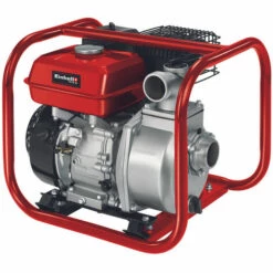 Einhell Pompe D'évacuation Thermique GE-PW 46 (moteur à 4 Temps, Portée Maximale De Fonctionnement 23 000 L/h)