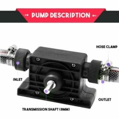 VERSAILLESFR Pompe Perceuse Eau Et Huile, Perceuse électrique Embout Pompe Fioul Gasoil, Huile Forage Auto AmorçAnte Raccords, Pour Aquarium étang Statuaire Fontaine Jardin, Versailles -Promos Pompe Boutique 50932690 2