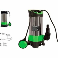 OXEO Pompe Vide Cave 900W Eaux Chargées - Pompe Tout Terrain - Puissante - Eau Sale - Boueuse Sur Des Chantiers - Forte Inondation -Promos Pompe Boutique 51264952 4