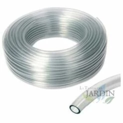 SUINGA Tuyau En Verre Transparent (8x10mm, 25m), Pvc, Conduction 20º à + 60º De Liquides, Essence, Diesel, Eau, Huile