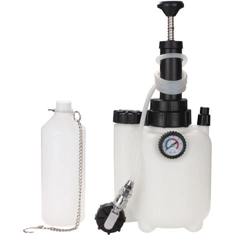 Hengda Purgeur De Frein Adaptateur E20 Purgeur De Frein Flacon Collecteur 3L - Blanc 3 Hengda Purgeur De Frein Adaptateur E20 Purgeur De Frein Flacon Collecteur 3L - Blanc