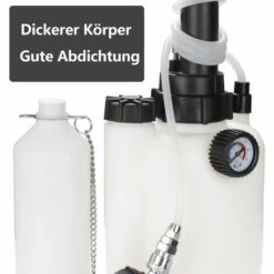Hengda Purgeur De Frein Adaptateur E20 Purgeur De Frein Flacon Collecteur 3L - Blanc 9 Hengda Purgeur De Frein Adaptateur E20 Purgeur De Frein Flacon Collecteur 3L - Blanc -Promos Pompe Boutique 51347873 3