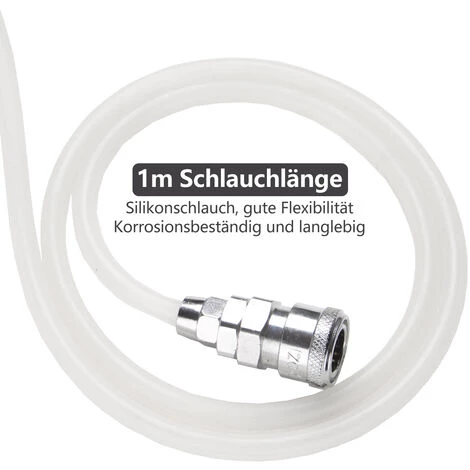 Hengda Purgeur De Frein Adaptateur E20 Purgeur De Frein Flacon Collecteur 3L - Blanc 6 Hengda Purgeur De Frein Adaptateur E20 Purgeur De Frein Flacon Collecteur 3L - Blanc – Image 4