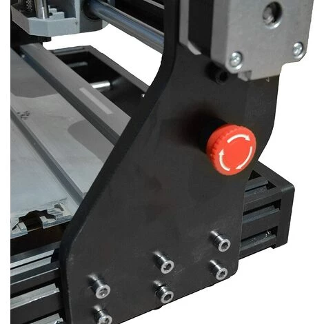 ETOILE Fraiseuse/graveuse CNC 3018-Pro Machine De Gravure Laser Avec Cadre En Aluminium Commande ER11GRBL Contrôleur Hors Ligne Interrupteur D'arrêt D'urgence Et Panneaux De Protection En Acrylique 5 ETOILE Fraiseuse/graveuse CNC 3018-Pro Machine De Gravure Laser Avec Cadre En Aluminium Commande ER11GRBL Contrôleur Hors Ligne Interrupteur D'arrêt D'urgence Et Panneaux De Protection En Acrylique – Image 3