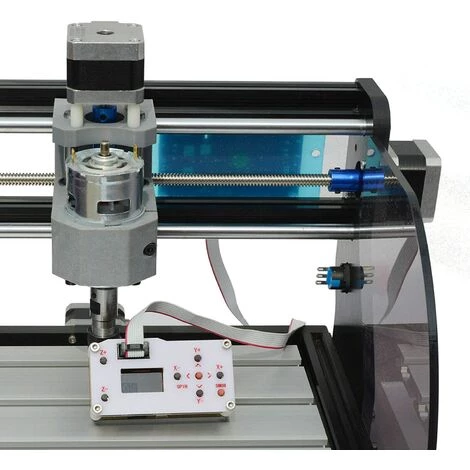 ETOILE Fraiseuse/graveuse CNC 3018-Pro Machine De Gravure Laser Avec Cadre En Aluminium Commande ER11GRBL Contrôleur Hors Ligne Interrupteur D'arrêt D'urgence Et Panneaux De Protection En Acrylique 7 ETOILE Fraiseuse/graveuse CNC 3018-Pro Machine De Gravure Laser Avec Cadre En Aluminium Commande ER11GRBL Contrôleur Hors Ligne Interrupteur D'arrêt D'urgence Et Panneaux De Protection En Acrylique – Image 5
