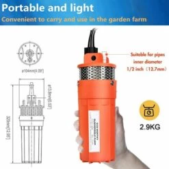 BENOBBY KIDS Pompe à Eau à Haut Débit Pompe Submersible 12V, Pompe à Eau Solaire à Haute Ascenseur, Pour La Maison, La Ferme, Le Bétail, L'Irrigation 9 BENOBBY KIDS Pompe à Eau à Haut Débit Pompe Submersible 12V, Pompe à Eau Solaire à Haute Ascenseur, Pour La Maison, La Ferme, Le Bétail, L'Irrigation -Promos Pompe Boutique 53470961 3