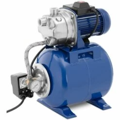 HILLVERT Pompe À Eau Pompe De Jardin Pompe Autoamorçante 1 000 W 3,5 M³/h 19 L - Gris, Argent