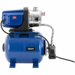 HILLVERT Pompe À Eau Pompe De Jardin Pompe Autoamorçante 1 000 W 3,5 M³/h 19 L - Crème, Argent -Promos Pompe Boutique 53952334 4