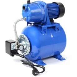 WILTEC XPOtool Station Eau Domestique Débit 3000l/h 800W Surpresseur Pressostat Manomètre Réservoir Pompe De Jardin