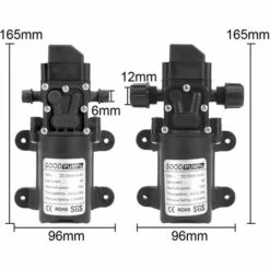 SUPERSELLER Pompe à Eau 70W Avec Sortie De Tuyau Droit 12V Haute Pression 6L/min 130PSI Pour Remorque De Bateau - Type Droit 70 W - Type Droit 70 W -Promos Pompe Boutique 54449146 4