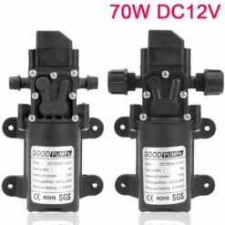 SUPERSELLER Pompe à Eau 70W Avec Sortie De Tuyau Droit 12V Haute Pression 6L/min 130PSI Pour Remorque De Bateau - Type Droit 70 W - Type Droit 70 W -Promos Pompe Boutique 54449146 5