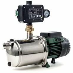 DAB EuroInox 40/30 M + DAB Control-D Pompe Surpresseur - Vert / Noir / Acier Inox