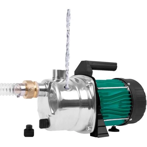 VONROC Pompe De Jardin / Pompe à Eau - 1000W - 3500l/h - Boîtier De Pompe En Acier Inoxydable - Pour Arroser Le Jardin/la Pelouse 4 VONROC Pompe De Jardin / Pompe à Eau - 1000W - 3500l/h - Boîtier De Pompe En Acier Inoxydable - Pour Arroser Le Jardin/la Pelouse – Image 2