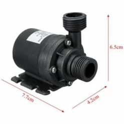 LRISHOM DC12V 5M 800L/H Pompe Submersible Haute Performance à Faible Bruit Buse 4 Points Pompe à Courant Continu Sans Balai, Câble 50 Cm 11 LRISHOM DC12V 5M 800L/H Pompe Submersible Haute Performance à Faible Bruit Buse 4 Points Pompe à Courant Continu Sans Balai, Câble 50 Cm -Promos Pompe Boutique 55737316 5