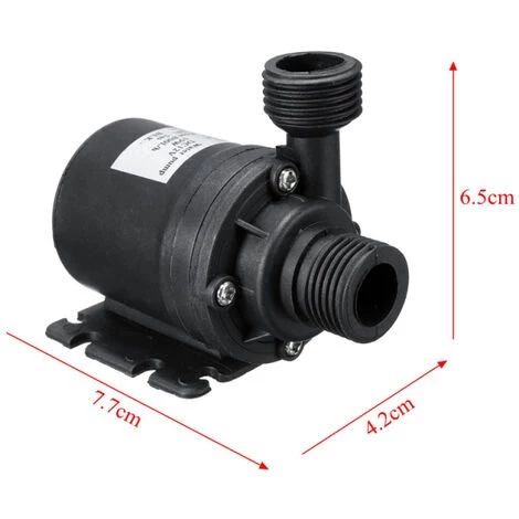 LRISHOM DC12V 5M 800L/H Pompe Submersible Haute Performance à Faible Bruit Buse 4 Points Pompe à Courant Continu Sans Balai, Câble 50 Cm 7 LRISHOM DC12V 5M 800L/H Pompe Submersible Haute Performance à Faible Bruit Buse 4 Points Pompe à Courant Continu Sans Balai, Câble 50 Cm – Image 5