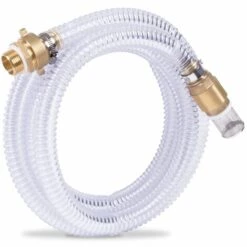 VONROC Set De Tuyau D'aspiration Pour Pompes à Eau - 4m X 25mm, 1'' – Tuyau D'aspiration En Spirale – Universel