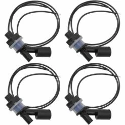 TRIOMPHE Lot De 4 Capteurs De Niveau Deau,T-Audace Interrupteur Flotteur Pour, Pompe Capteur Niveau Eau Interrupteur De Niveau Automatique Pour Aquarium De Piscine
