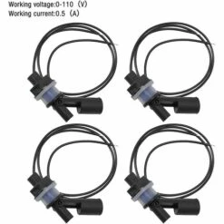 TRIOMPHE Lot De 4 Capteurs De Niveau Deau,T-Audace Interrupteur Flotteur Pour, Pompe Capteur Niveau Eau Interrupteur De Niveau Automatique Pour Aquarium De Piscine -Promos Pompe Boutique 56691907 3