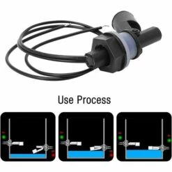 TRIOMPHE Lot De 4 Capteurs De Niveau Deau,T-Audace Interrupteur Flotteur Pour, Pompe Capteur Niveau Eau Interrupteur De Niveau Automatique Pour Aquarium De Piscine -Promos Pompe Boutique 56691907 4