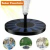 TINOR Fontaine à Eau, Pompe à Eau Solaire 1.5 W, Panneau Solaire, Fontaine à Eau, Bain D'oiseaux, Petit étang, Décoration De Jardin -Promos Pompe Boutique 58345858 1