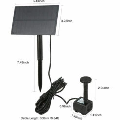 LRISHOM Avec Panneau De Bricolage Birdbath Pompe Submersible Eau Mural Enfichable Ontagne Pompe Pour Aquarium Jardin Piscine Aquarium -Promos Pompe Boutique 58658209 4