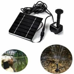 WIAN Pompe Pour Bassin Énergie Solaire Pompe à Eau Fontaine De Jardin Piscine Arrosage étang Pompe Piscine Aquarium Réservoir De Poissons
