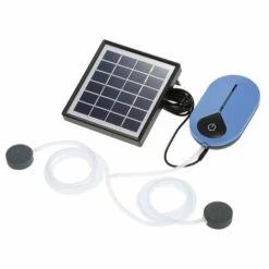 SUPERSELLER Pompe Solaire 1.5W 3600mAH Pompe à Oxygène Solaire Réservoir De Poissons Oxygénateur Aérateur D'oxygène Pour Aquarium Aérateur D'étang Pompe à Air Aérateur De Pêche Pompe à Air Pour Aquarium Avec Tuyau D'oxygène Pour Aquarium Pierre à Bulles D'air, Bleu -