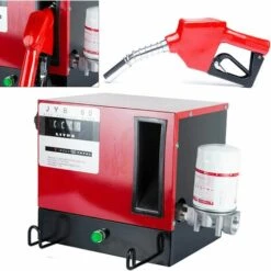 GOJOY Pompe à Diesel 550 W, Pompe à Fioul, Pompe à Diesel Auto-amorçante 220 V-240 V Avec Pistolet + Filtre, Tuyau Et Buse 60 L/min -Promos Pompe Boutique 60091450 2