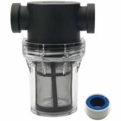 MACARON Pipeline Filtre Pour Pompe à Eau 1/2" Avec Tamis En Acier Inoxydable 80 Mailles, Filtre En Maille En Ligne Pour Arrosage Du Jardin LO-Ron