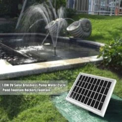 FUHUIDATRADING Pompe De Bassin Alimentée à L'énergie Solaire 10V / 2W 220L / H Hauteur De Bassin 1m Pompe à Eau Solaire Pour Fontaine, Bassin Ou Jardin Panneau Pompe à Eau 8 FUHUIDATRADING Pompe De Bassin Alimentée à L'énergie Solaire 10V / 2W 220L / H Hauteur De Bassin 1m Pompe à Eau Solaire Pour Fontaine, Bassin Ou Jardin Panneau Pompe à Eau -Promos Pompe Boutique 60527493 3