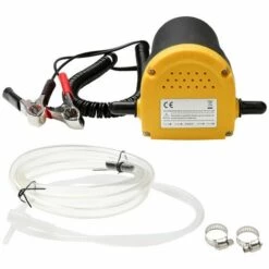 Randaco Pompe à Huile Pompe D'aspiration D'huile Pompe De Transfert 60W Pompe à Carburant 12V Diesel Pompe Diesel - Le Noir