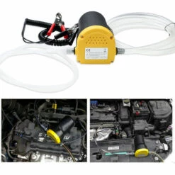 Randaco Pompe à Huile Pompe D'aspiration D'huile Pompe De Transfert 60W Pompe à Carburant 12V Diesel Pompe Diesel - Le Noir -Promos Pompe Boutique 63762870 3