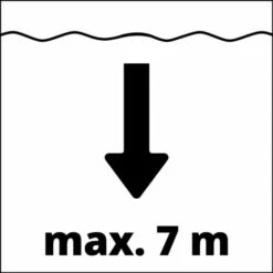 Einhell Pompe D’évacuation Pour Eaux Chargées GE-DP 900 Cut (900 W, Débit Max 16 000 L/h, Hauteur Refoulement Max. 11,5 m, Immersion Max. 7 m) -Promos Pompe Boutique 64757692 4