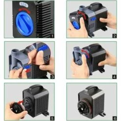 BDD Super Eco Pompe De Bassin, Pompe à Filtre, Basse Consommation, Pompe à Eau Bassin Koï, Pompe Ruisseau 3000L/H -Promos Pompe Boutique 65374756 5