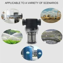 MONLY Sinolofty Pipeline Filtre Pour Pompe à Eau 1/2" Avec Tamis En Acier Inoxydable 100 Mailles, Filtre En Maille En Ligne Pour Arrosage Du Jardin -Promos Pompe Boutique 65485021 3