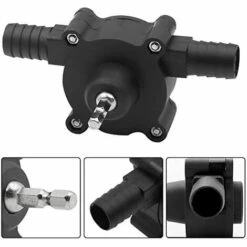 OSQI Portable Mini Perceuse Électrique Pompe Perceuse À Main Alimenté Pompe À Eau Moteurs Diesel Huile Liquide Eau Main Pompes De Transfert Auto-Amorçantes Vitesse De Pompage Rapide -Promos Pompe Boutique 65500681 4