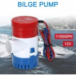 OSQI Pompe De Cale De Bateau, Bateau De Plongée, 12V 1100 GPH -Promos Pompe Boutique 65503597 4