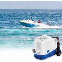 OCXIN Pompes De Cale, Pompe De Cale Automatique 12 V 1100 GPH Pompe De Cale Automatique Marine Submersible Pompe à Liquide Silencieuse Pour Bateaux, étangs, Piscines -Promos Pompe Boutique 66998917 2