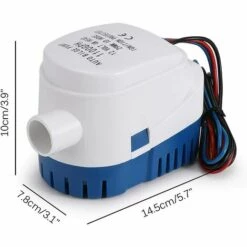 OCXIN Pompes De Cale, Pompe De Cale Automatique 12 V 1100 GPH Pompe De Cale Automatique Marine Submersible Pompe à Liquide Silencieuse Pour Bateaux, étangs, Piscines -Promos Pompe Boutique 66998917 5
